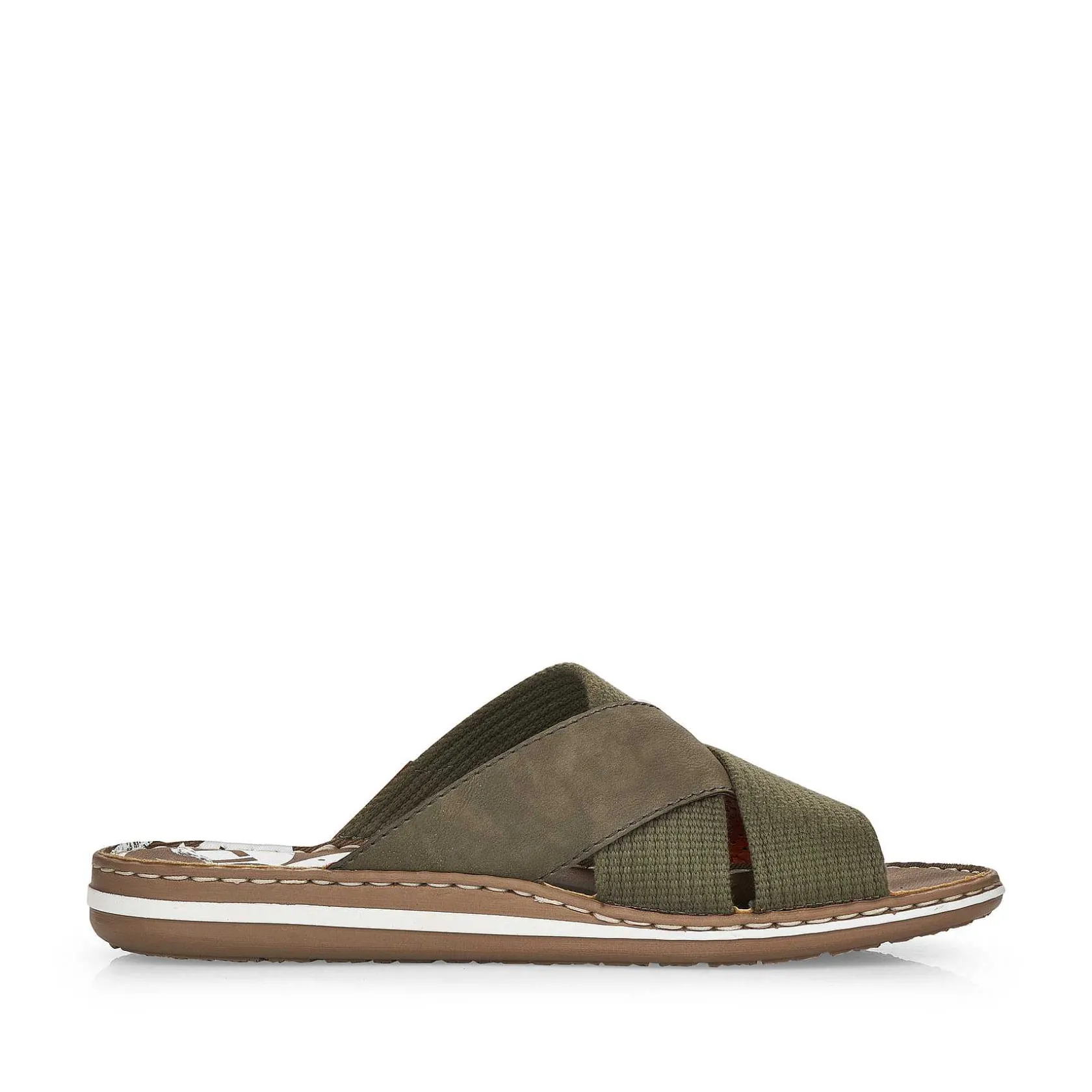 Rieker Mules & Slippers-Men'S Mules Olive Green