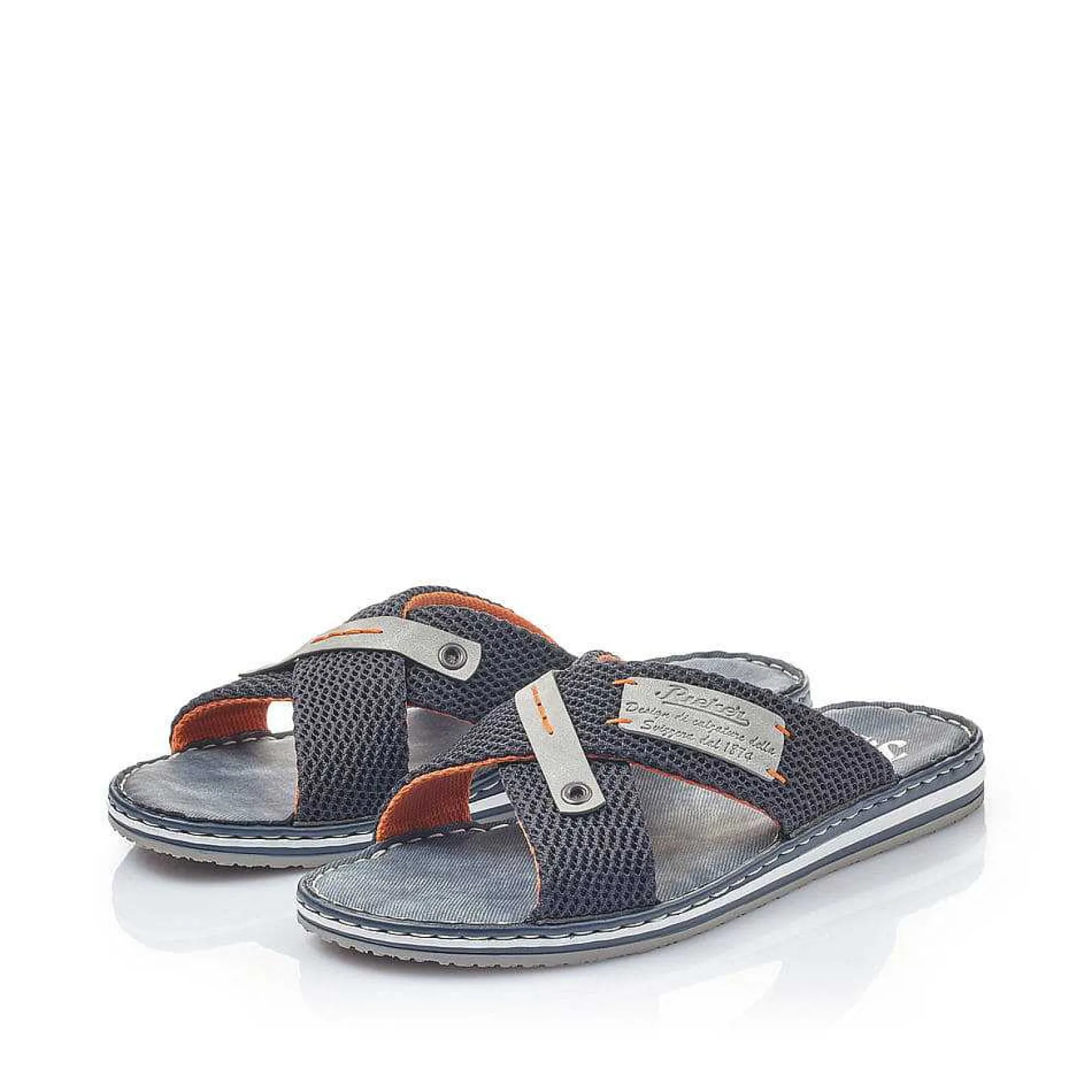 Rieker Mules & Slippers-Men'S Mules Pacific Blue