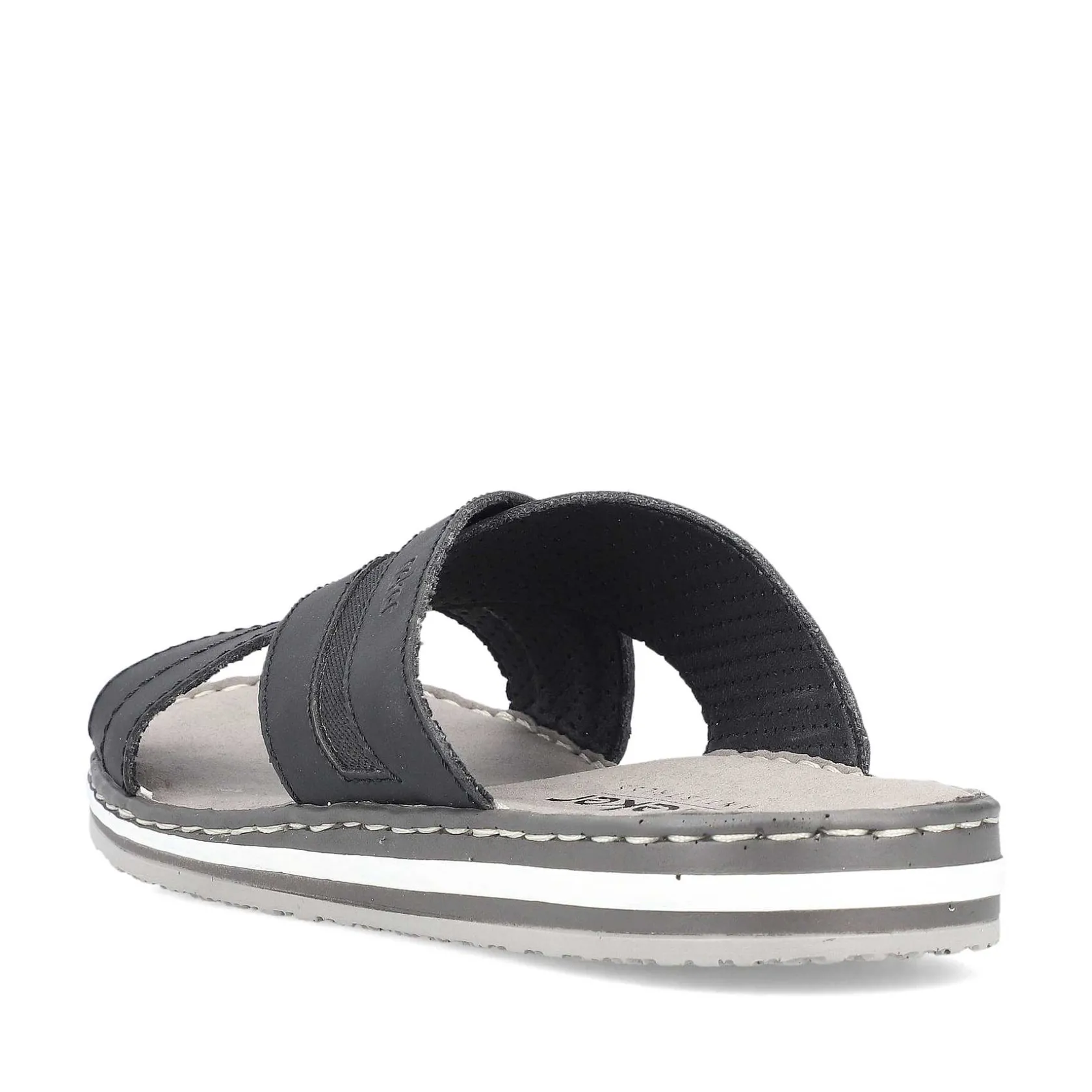 Rieker Mules & Slippers-Men'S Mules Steel Black
