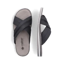 Rieker Mules & Slippers-Men'S Mules Steel Black