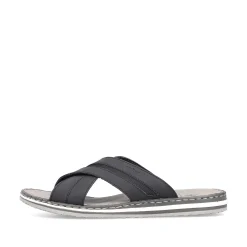 Rieker Mules & Slippers-Men'S Mules Steel Black