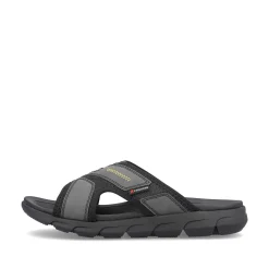 Rieker Mules & Slippers-Men'S Mules Steel Black
