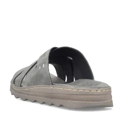 Rieker Summer Shoes-Men'S Mules Stone Gray