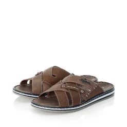 Rieker Mules & Slippers-Men'S Mules Tobacco Brown