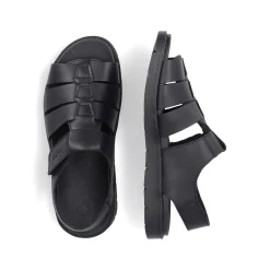 Rieker Sandals-Men'S Sandals Midnight Black