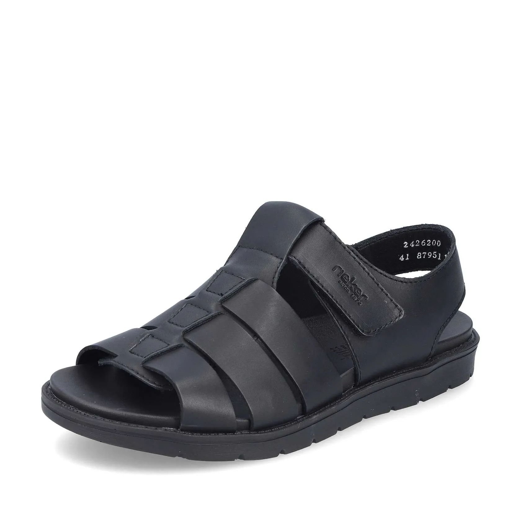Rieker Sandals-Men'S Sandals Midnight Black