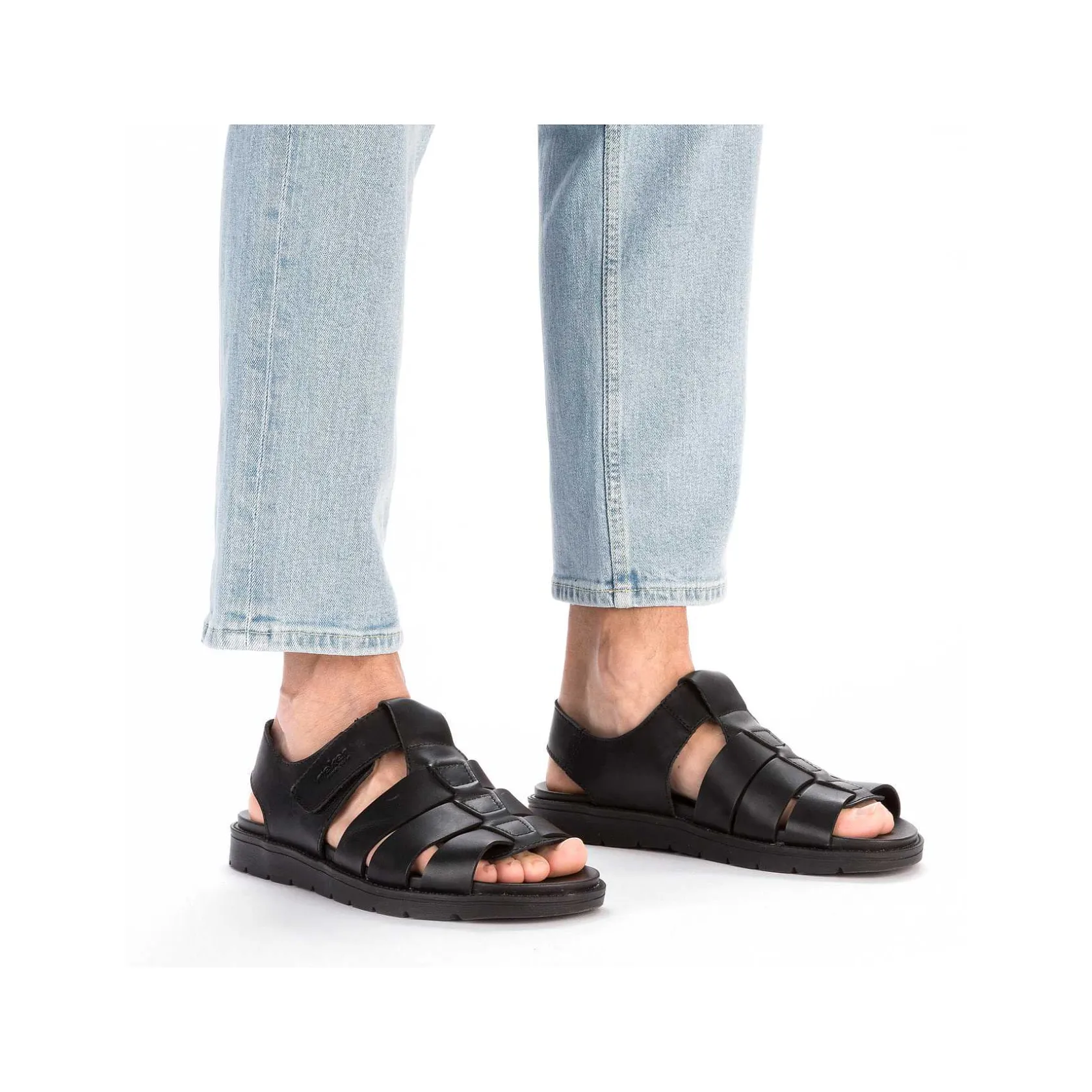 Rieker Sandals-Men'S Sandals Midnight Black