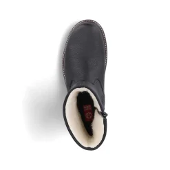 Rieker Boots-Men'S Short Boots Asphalt Black