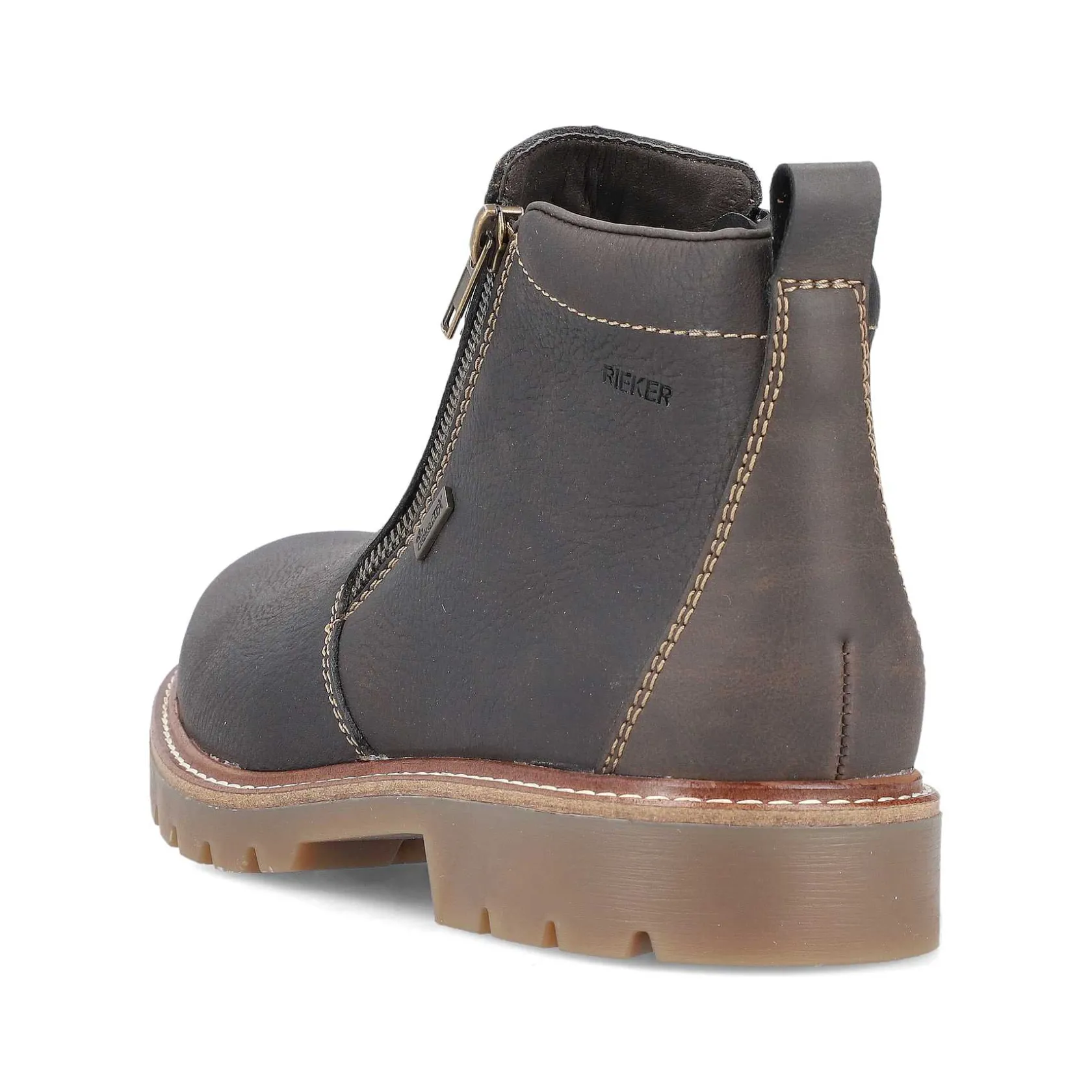 Rieker Boots-Men'S Short Boots Black Brown