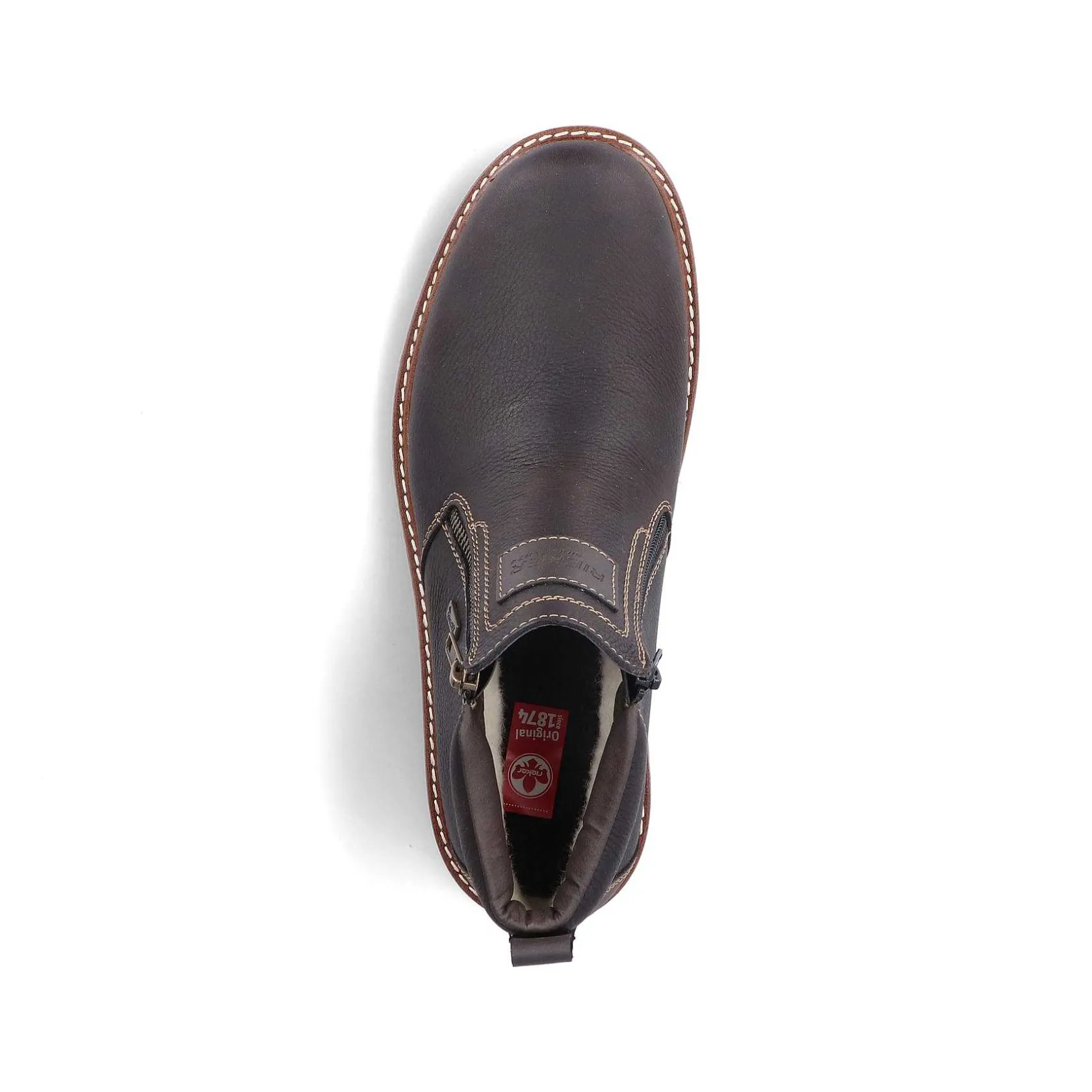 Rieker Boots-Men'S Short Boots Black Brown