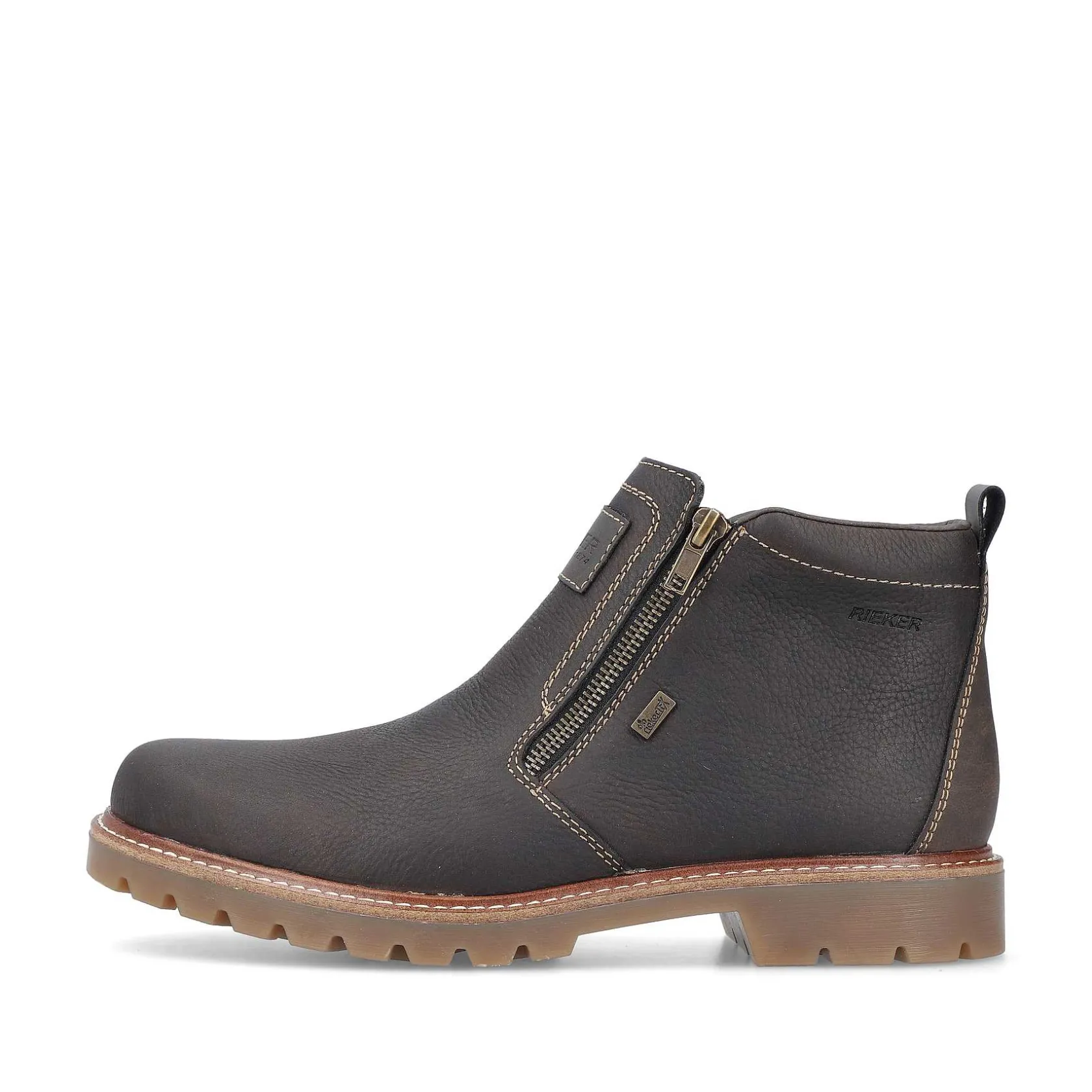 Rieker Boots-Men'S Short Boots Black Brown
