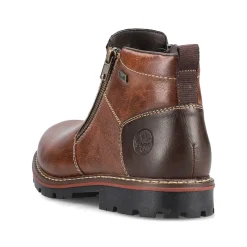 Rieker Boots-Men'S Short Boots Coffee Brown