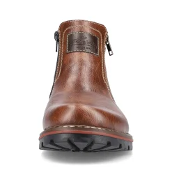 Rieker Boots-Men'S Short Boots Coffee Brown