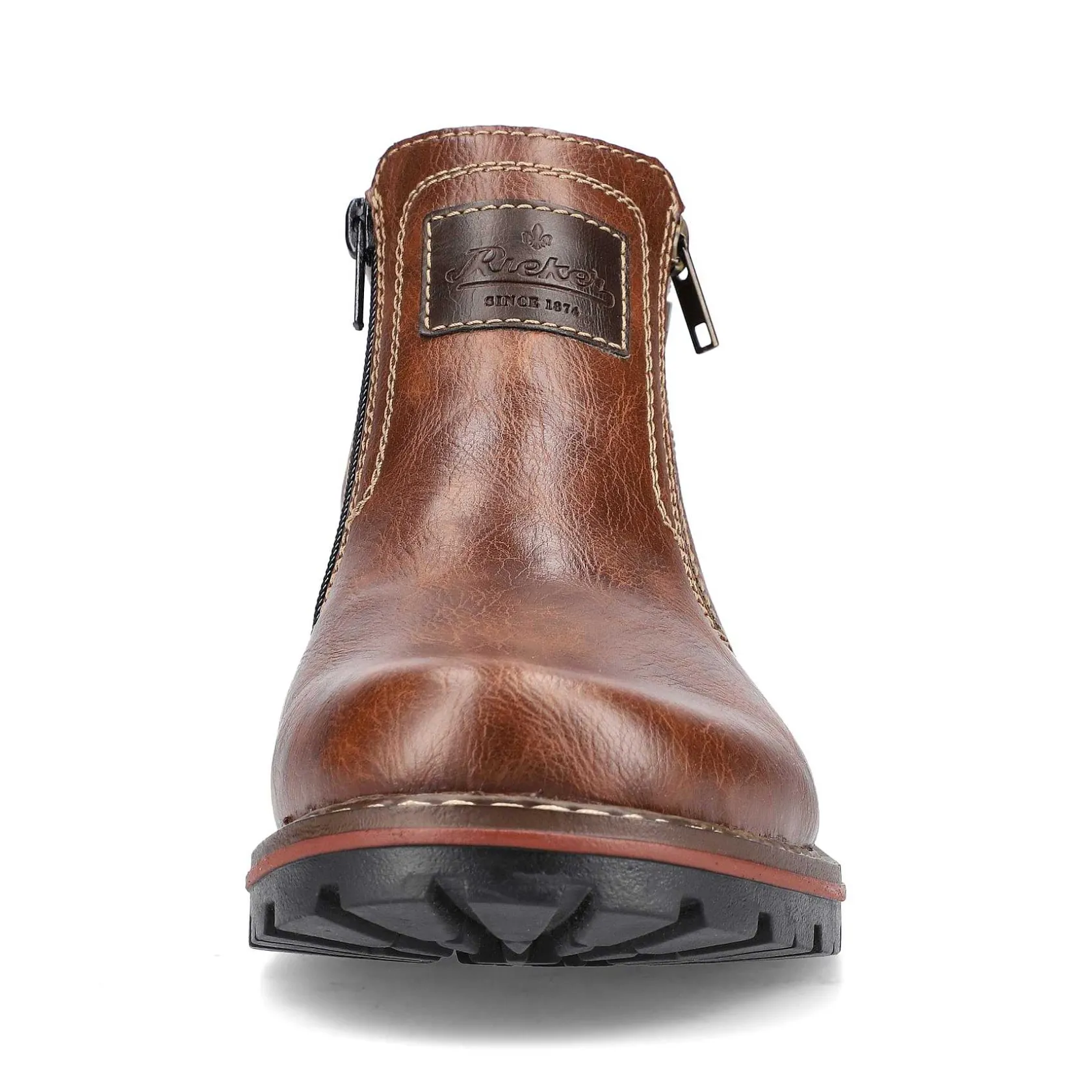Rieker Boots-Men'S Short Boots Coffee Brown