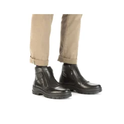 Rieker Boots-Men'S Short Boots Graphite Black