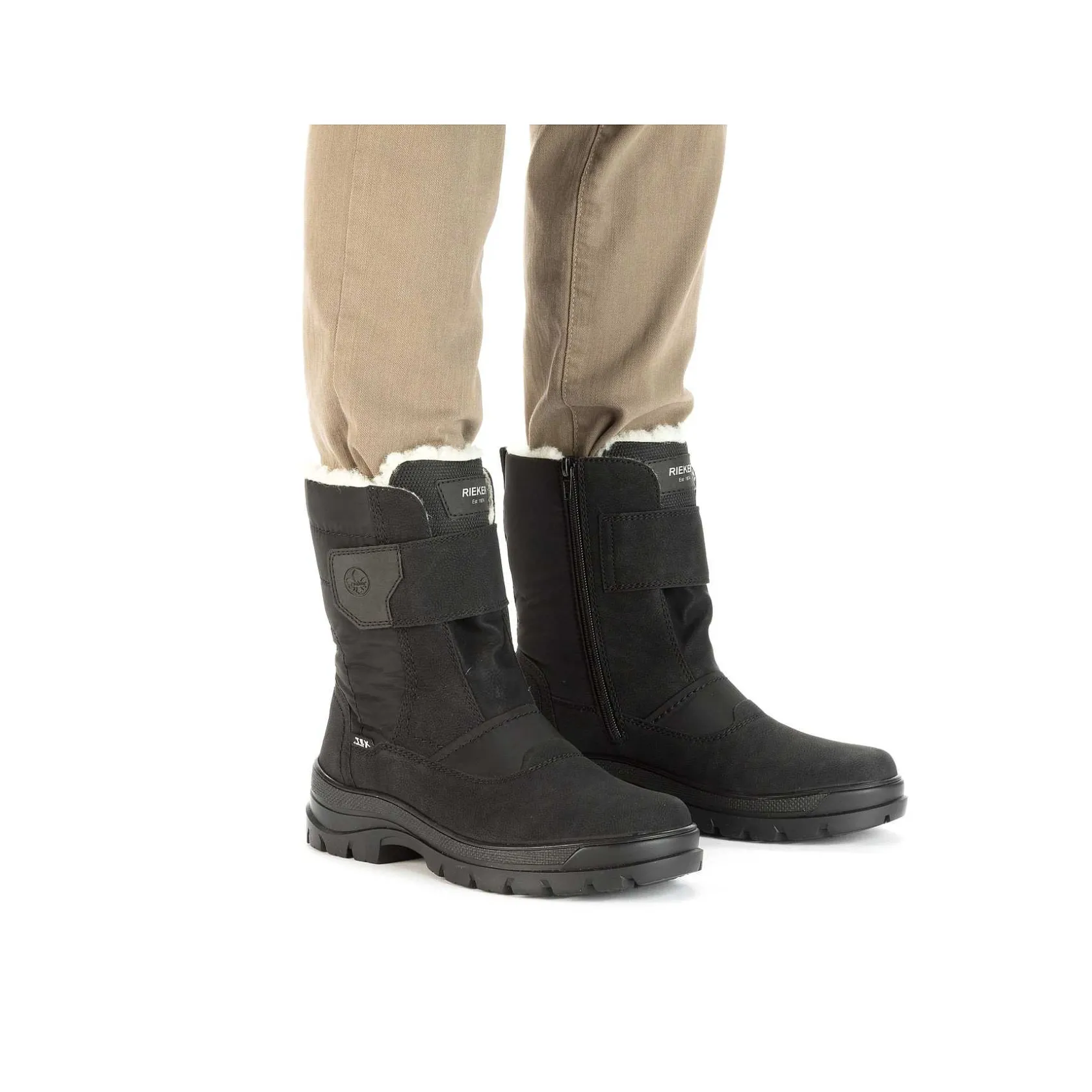 Rieker Boots-Men'S Short Boots Jet Black
