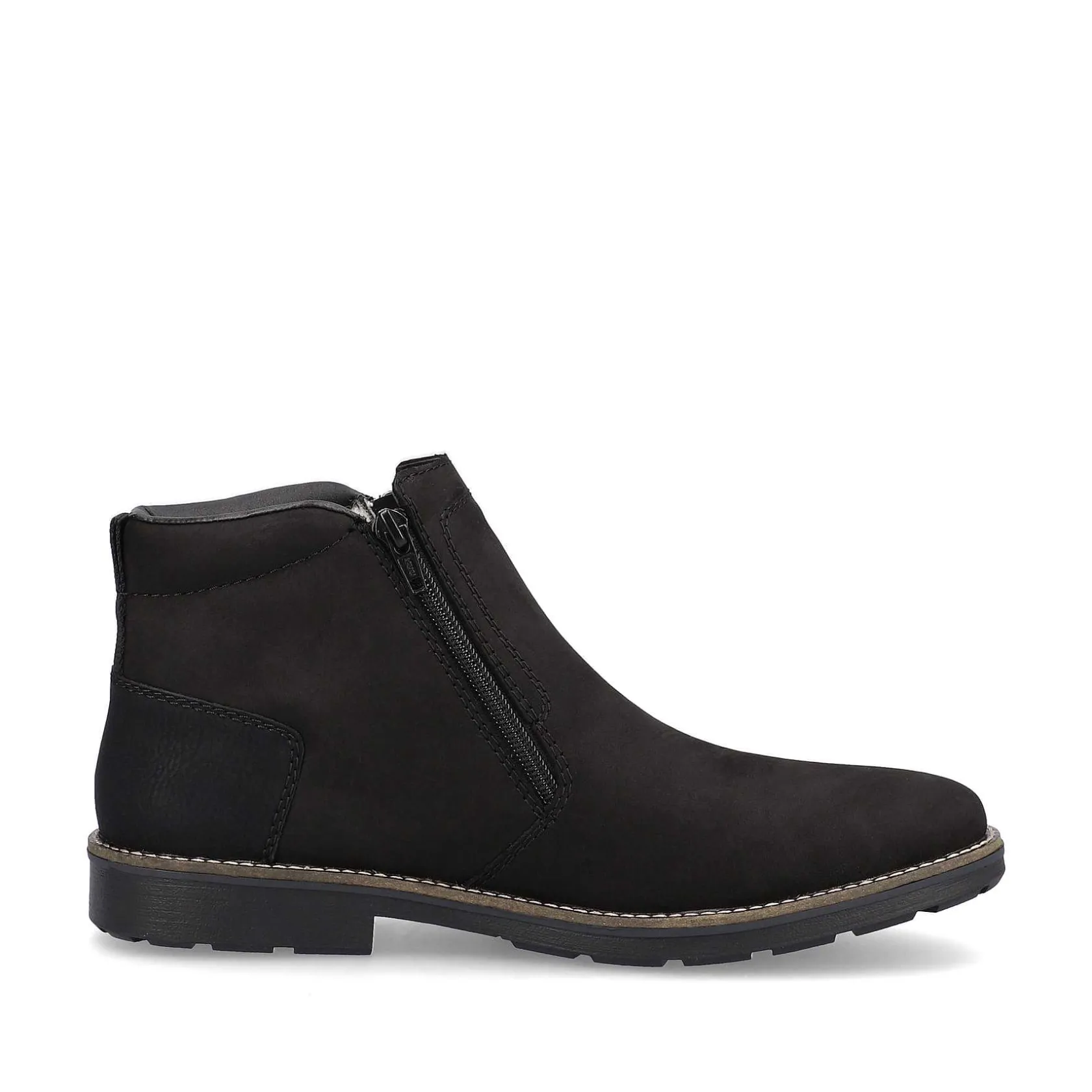 Rieker Boots-Men'S Short Boots Midnight Black