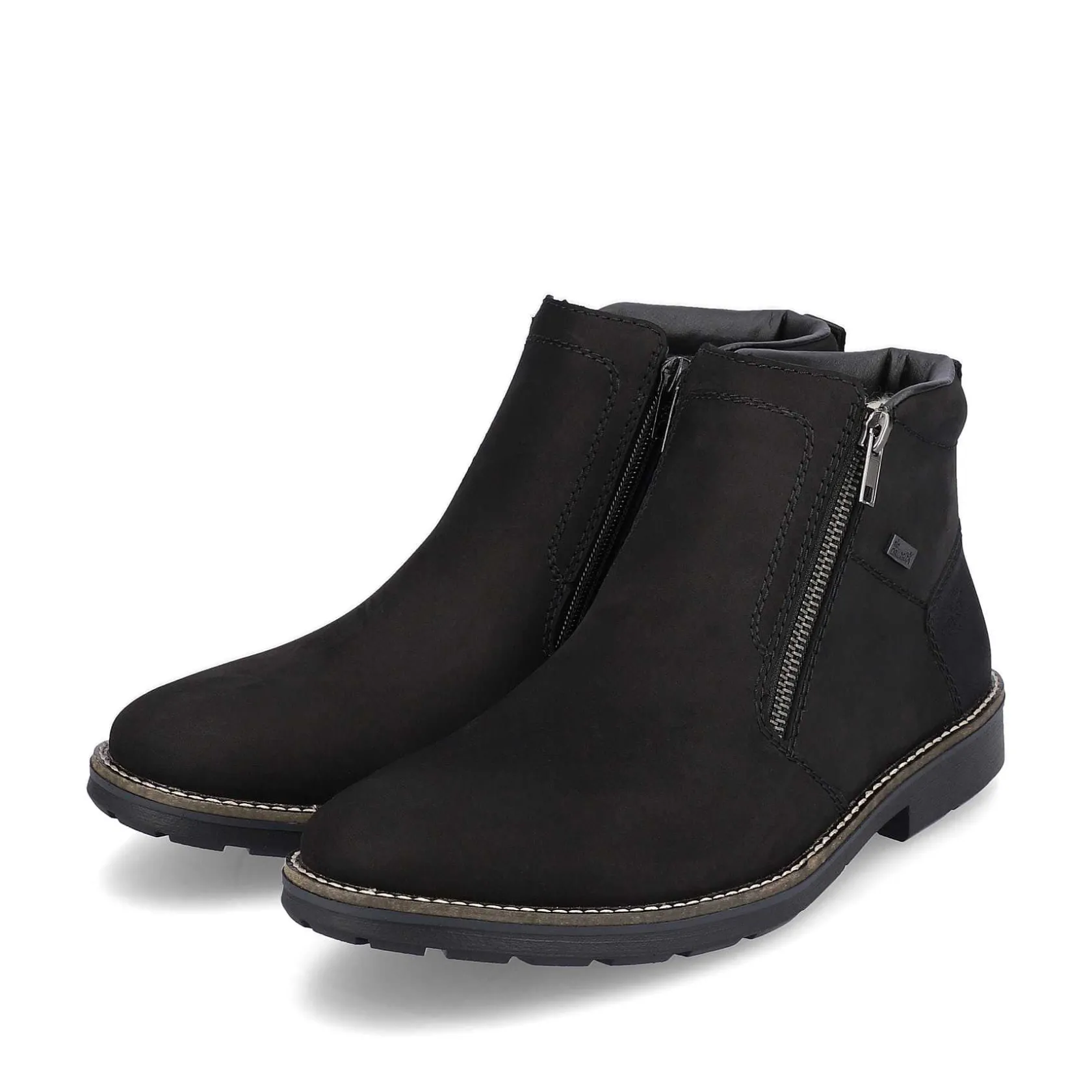 Rieker Boots-Men'S Short Boots Midnight Black