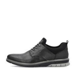 Rieker Business Shoes-Men'S Slippers Asphalt Black