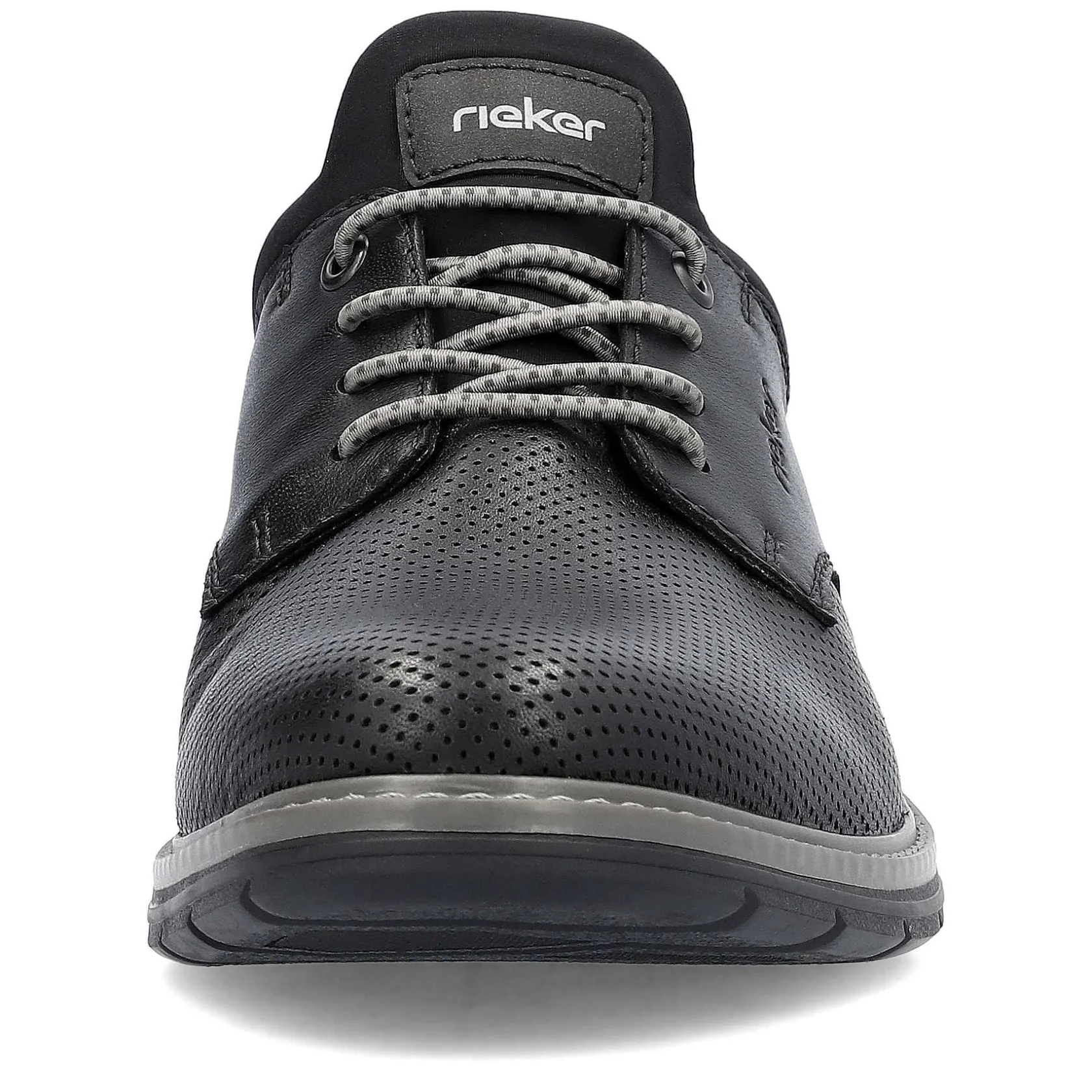 Rieker Business Shoes-Men'S Slippers Asphalt Black
