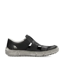 Rieker Low Shoes & Slippers-Men'S Slippers Asphalt Gray