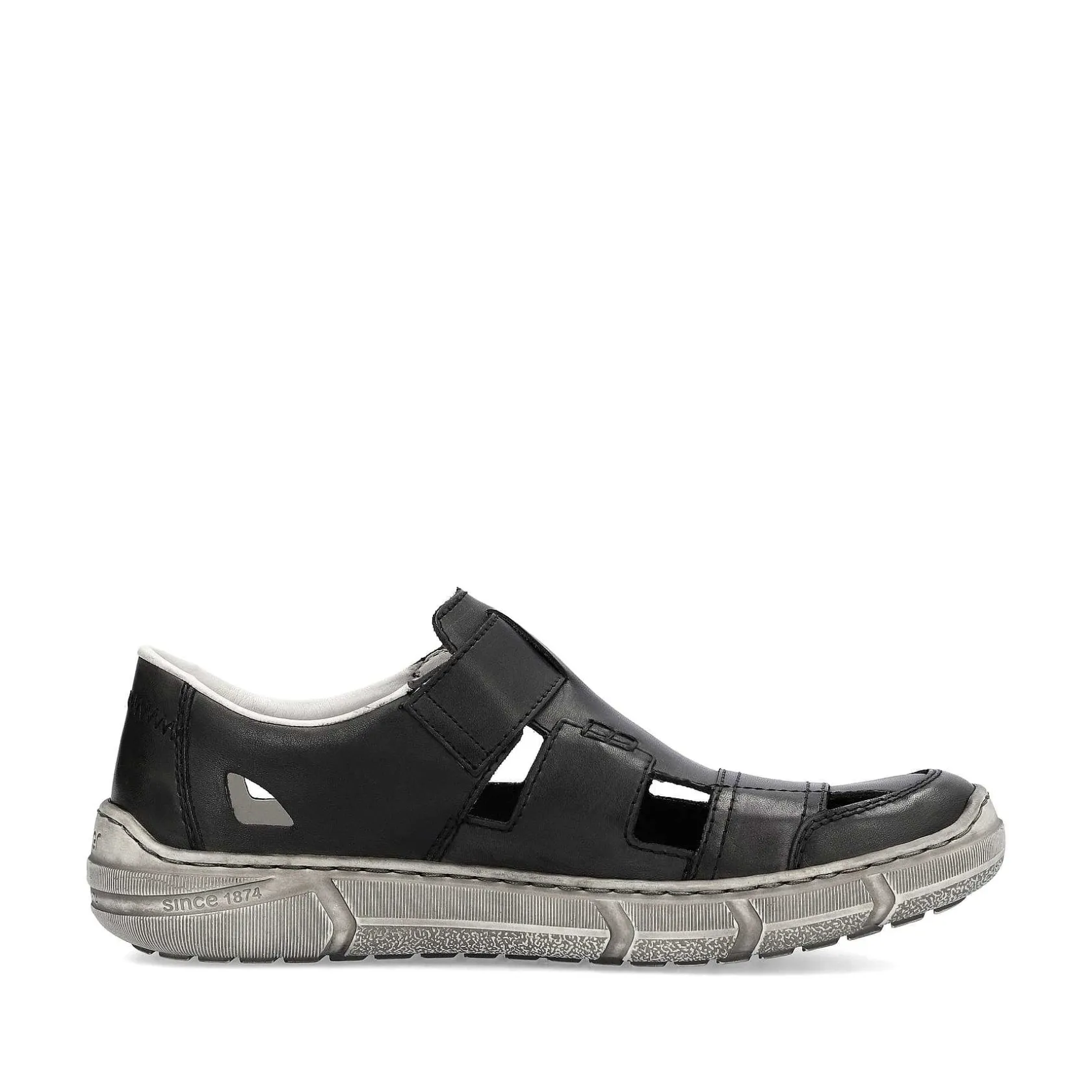 Rieker Low Shoes & Slippers-Men'S Slippers Asphalt Gray