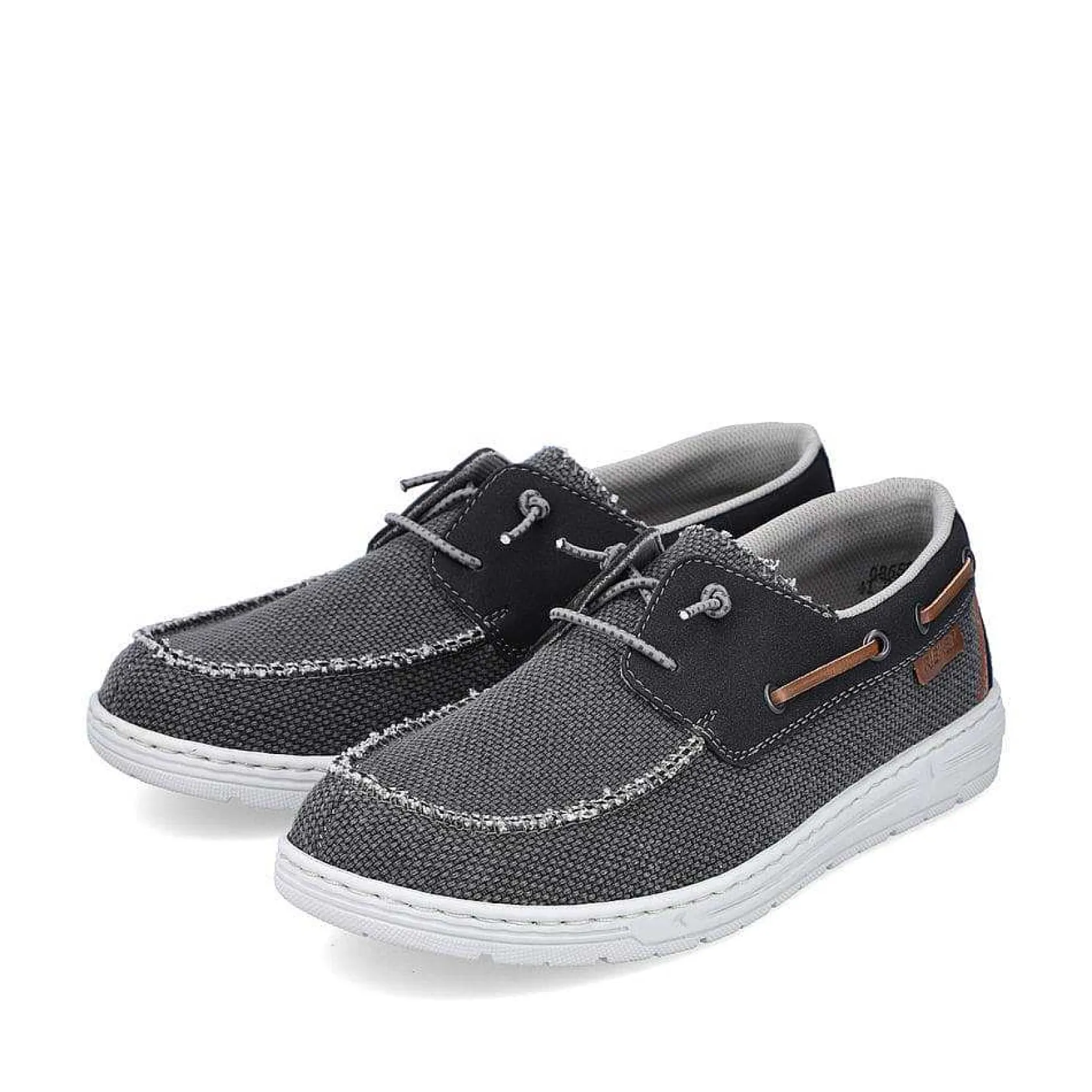 Rieker Summer Shoes-Men'S Slippers Asphalt Black