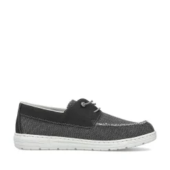 Rieker Summer Shoes-Men'S Slippers Asphalt Black
