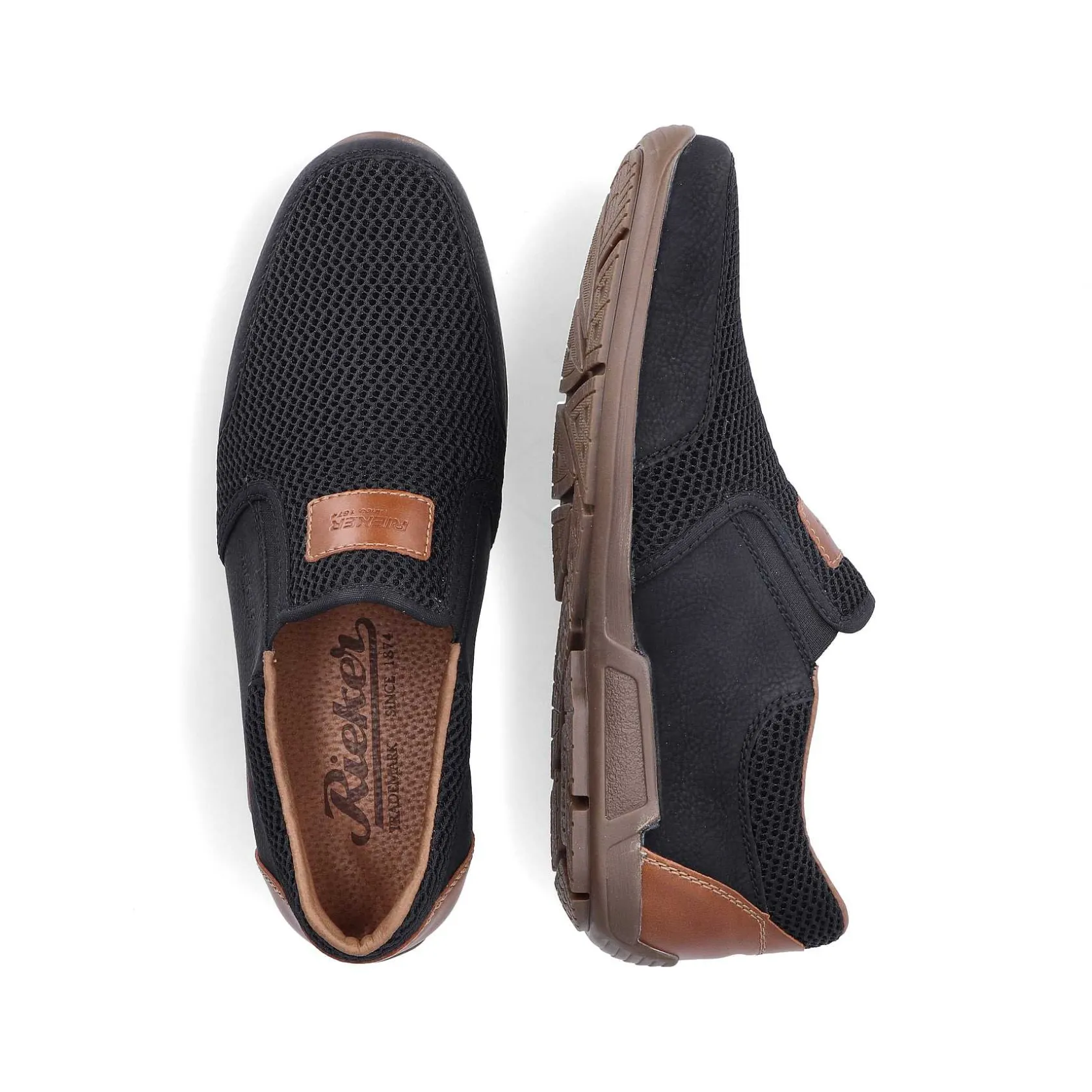Rieker Low Shoes & Slippers-Men'S Slippers Asphalt Black