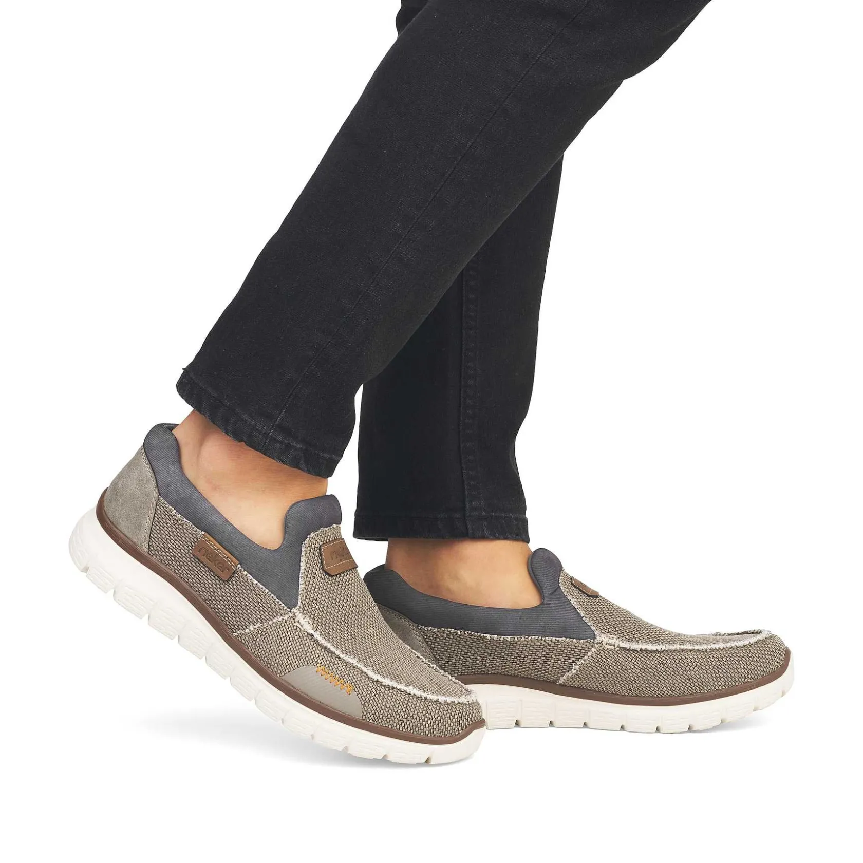 Rieker Low Shoes & Slippers-Men'S Slippers Beige-Gray