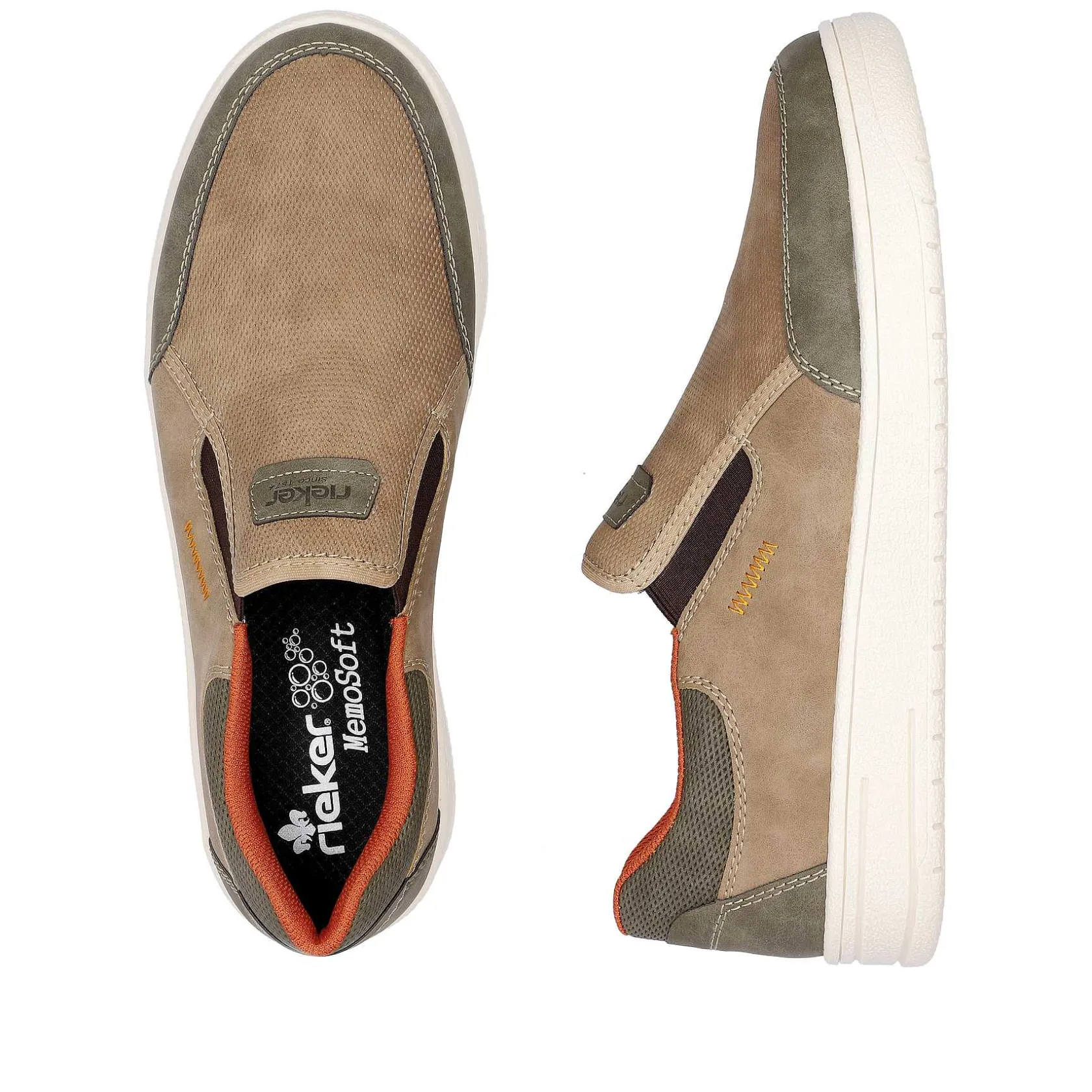 Rieker Low Shoes & Slippers-Men'S Slippers Brown-Beige