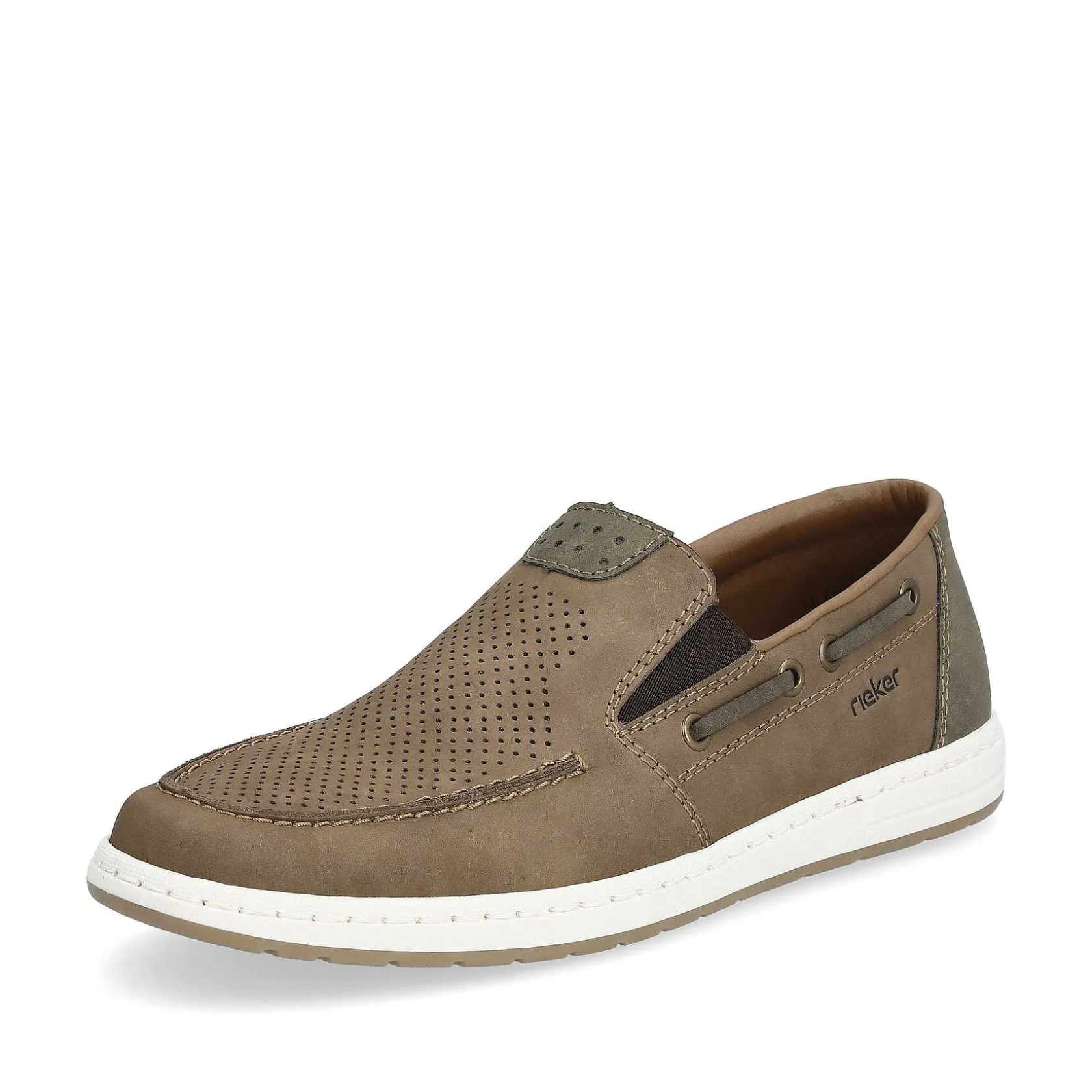 Rieker Low Shoes & Slippers-Men'S Slippers Brown Gray