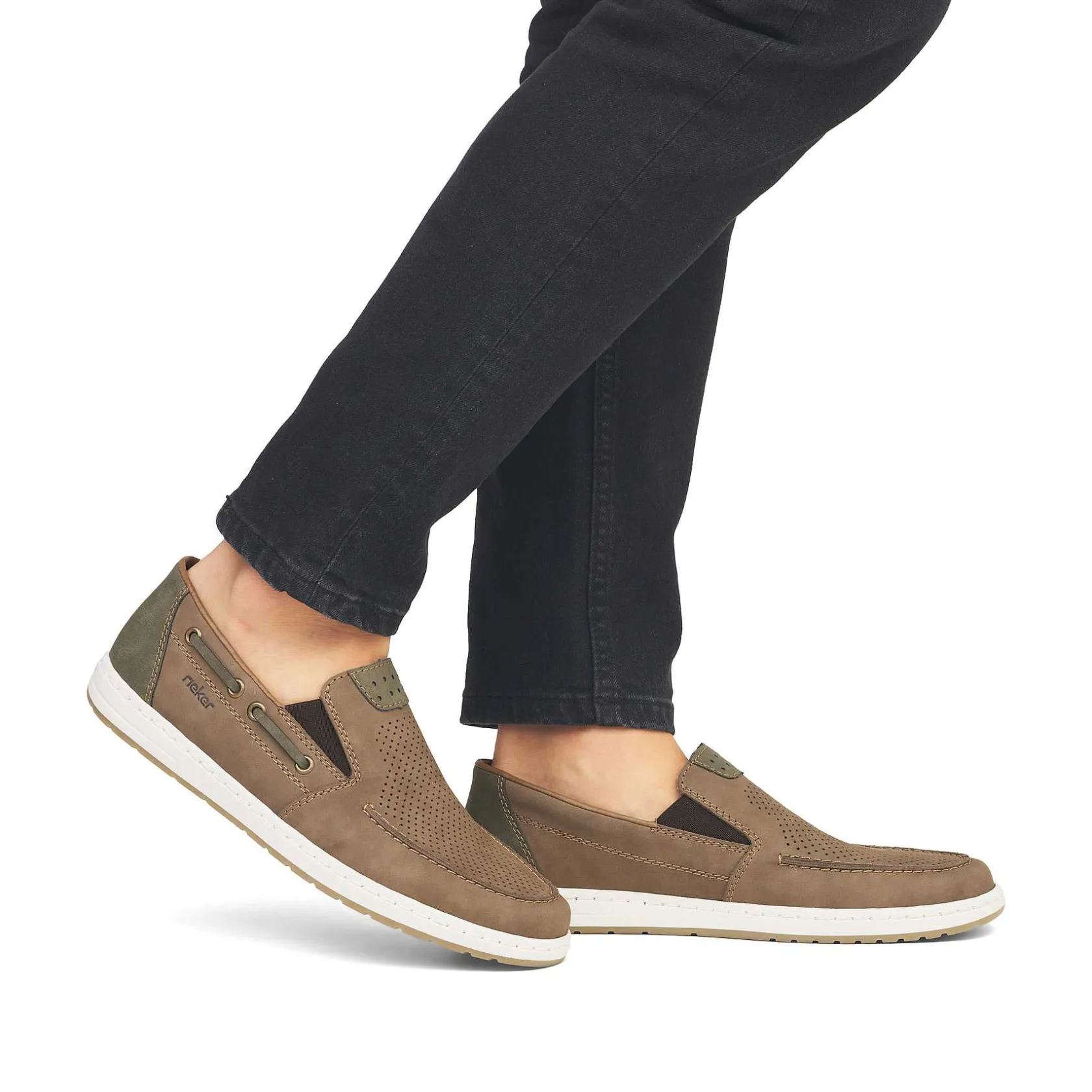 Rieker Low Shoes & Slippers-Men'S Slippers Brown Gray