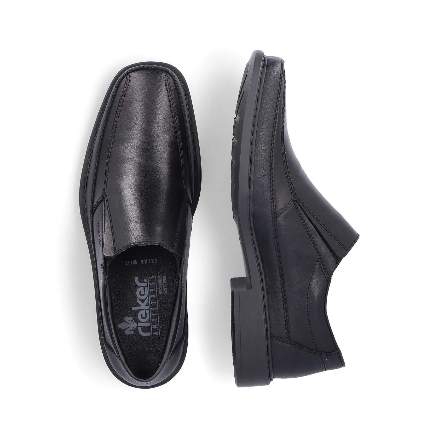 Rieker Business Shoes-Men'S Slippers Glossy Black