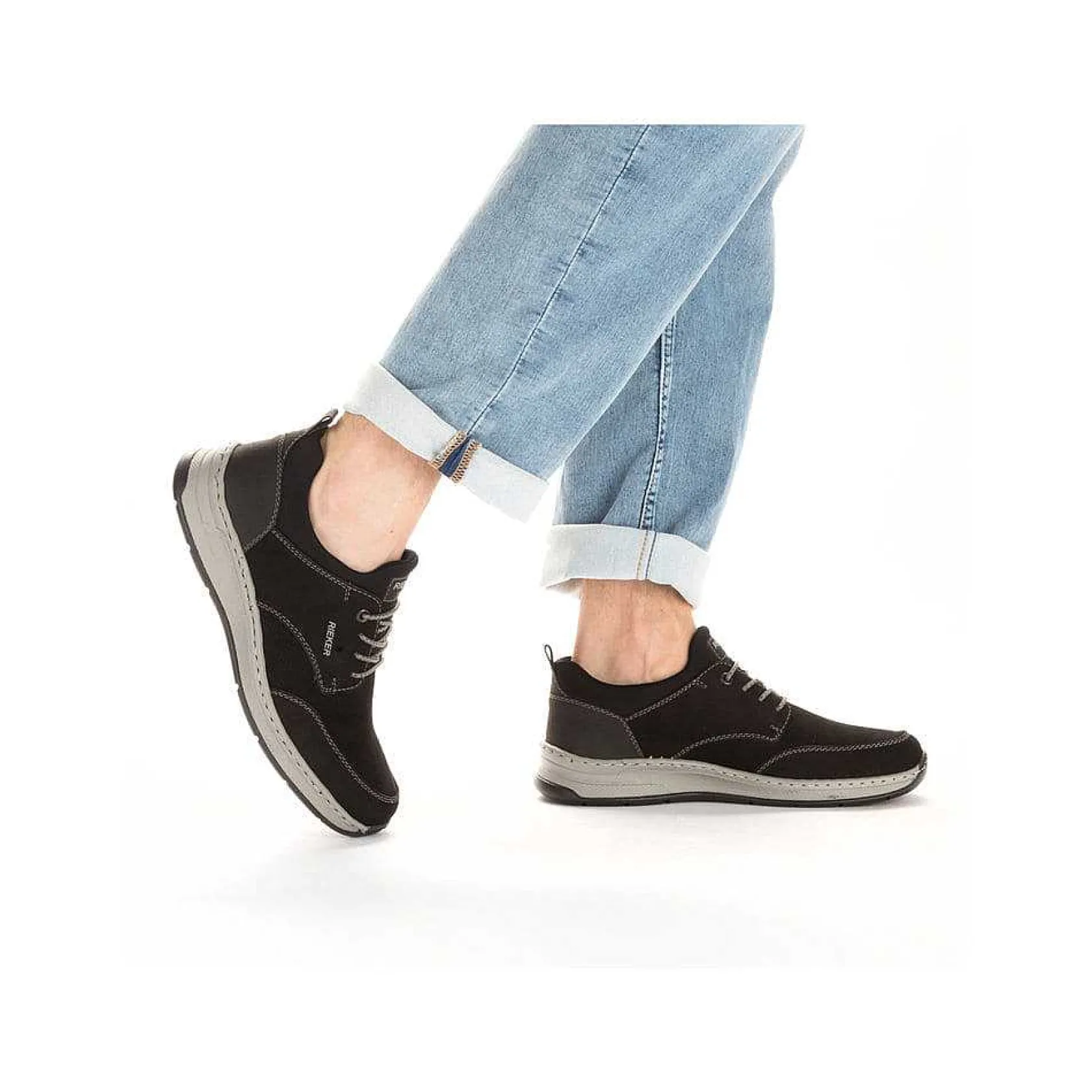 Rieker Low Shoes & Slippers-Men'S Slippers Graphite Black