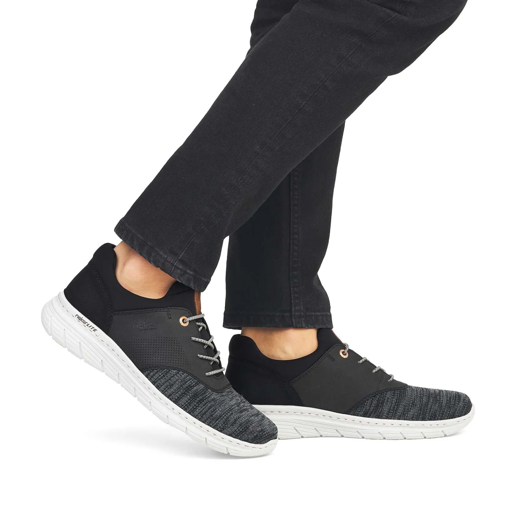 Rieker Sneakers-Men'S Slippers Graphite Black