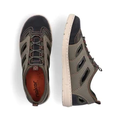 Rieker Low Shoes & Slippers-Men'S Slippers Green Grey
