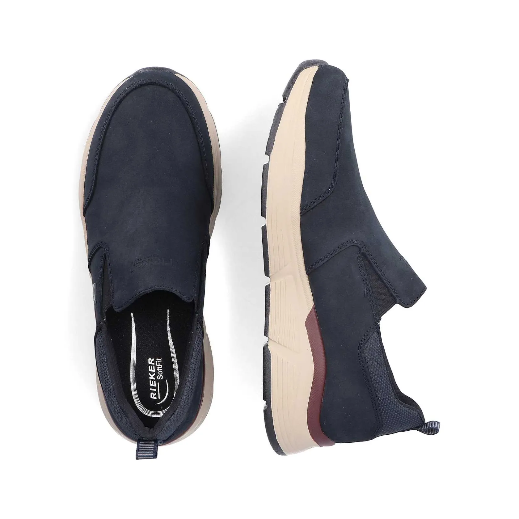Rieker Low Shoes & Slippers-Men'S Slippers Grey-Blue