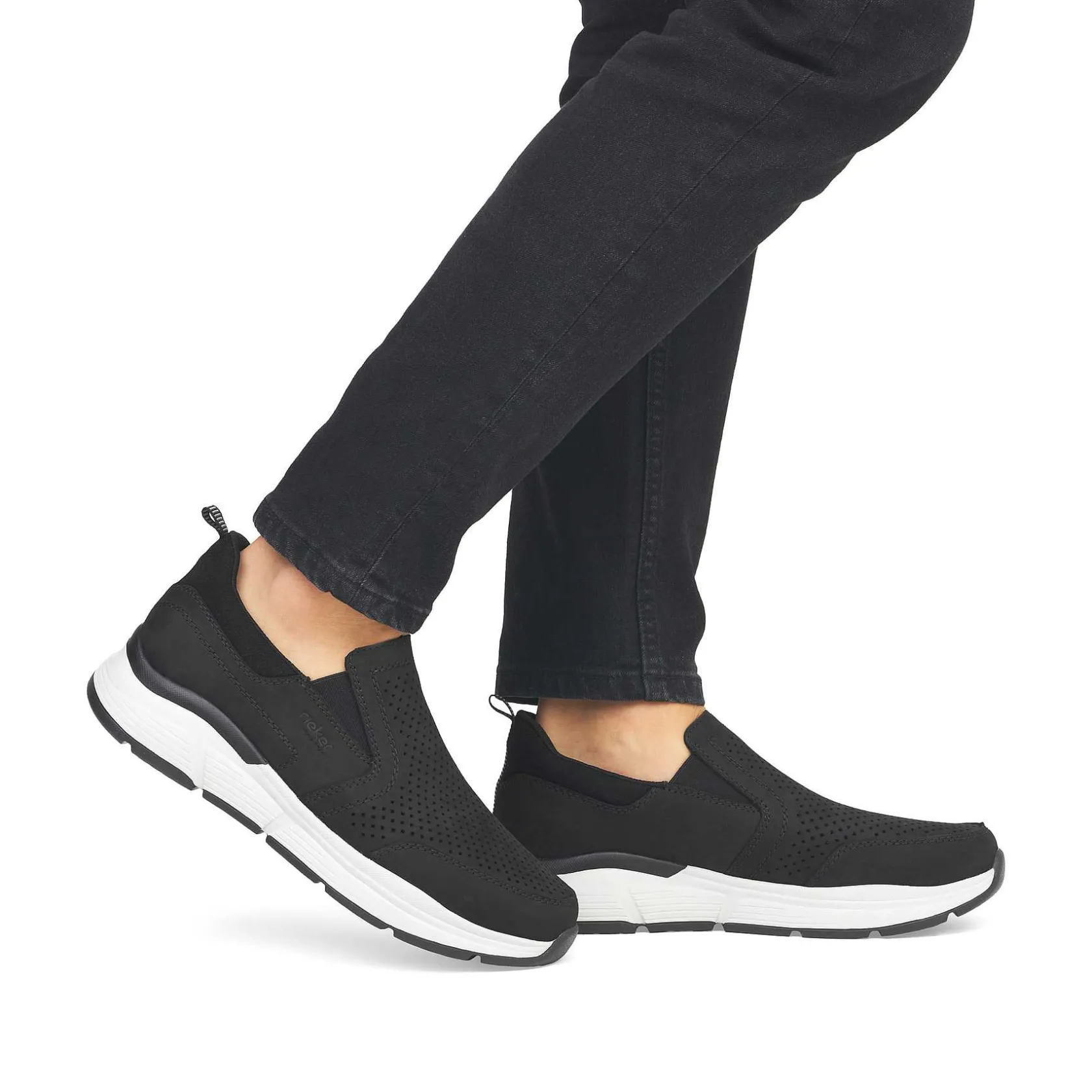 Rieker Sneakers-Men'S Slippers Jet Black