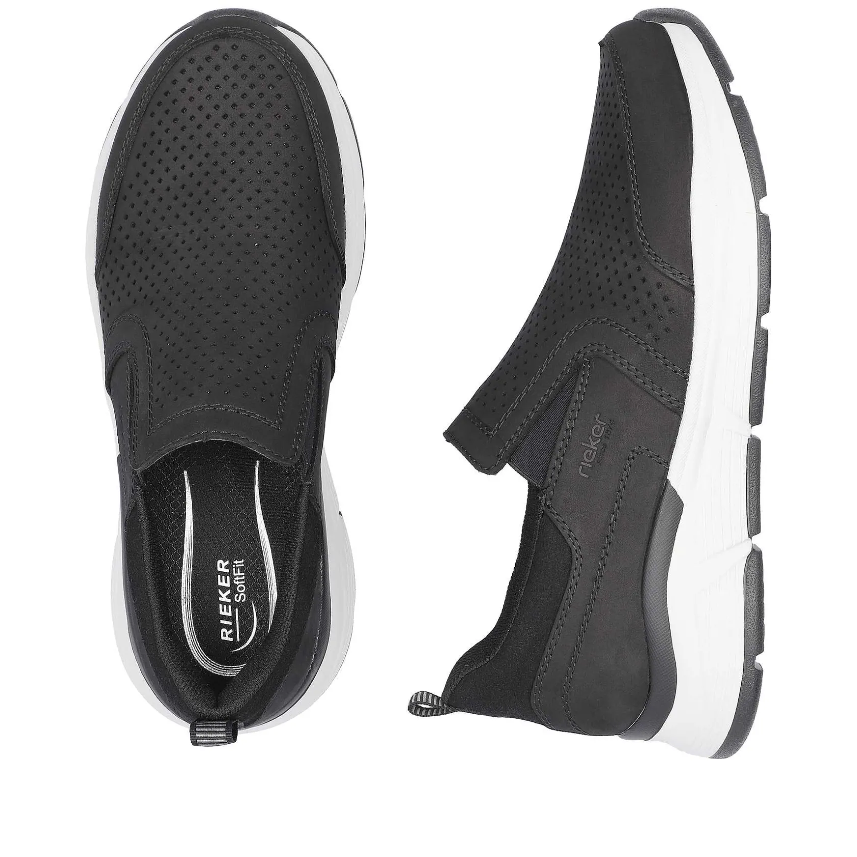 Rieker Sneakers-Men'S Slippers Jet Black