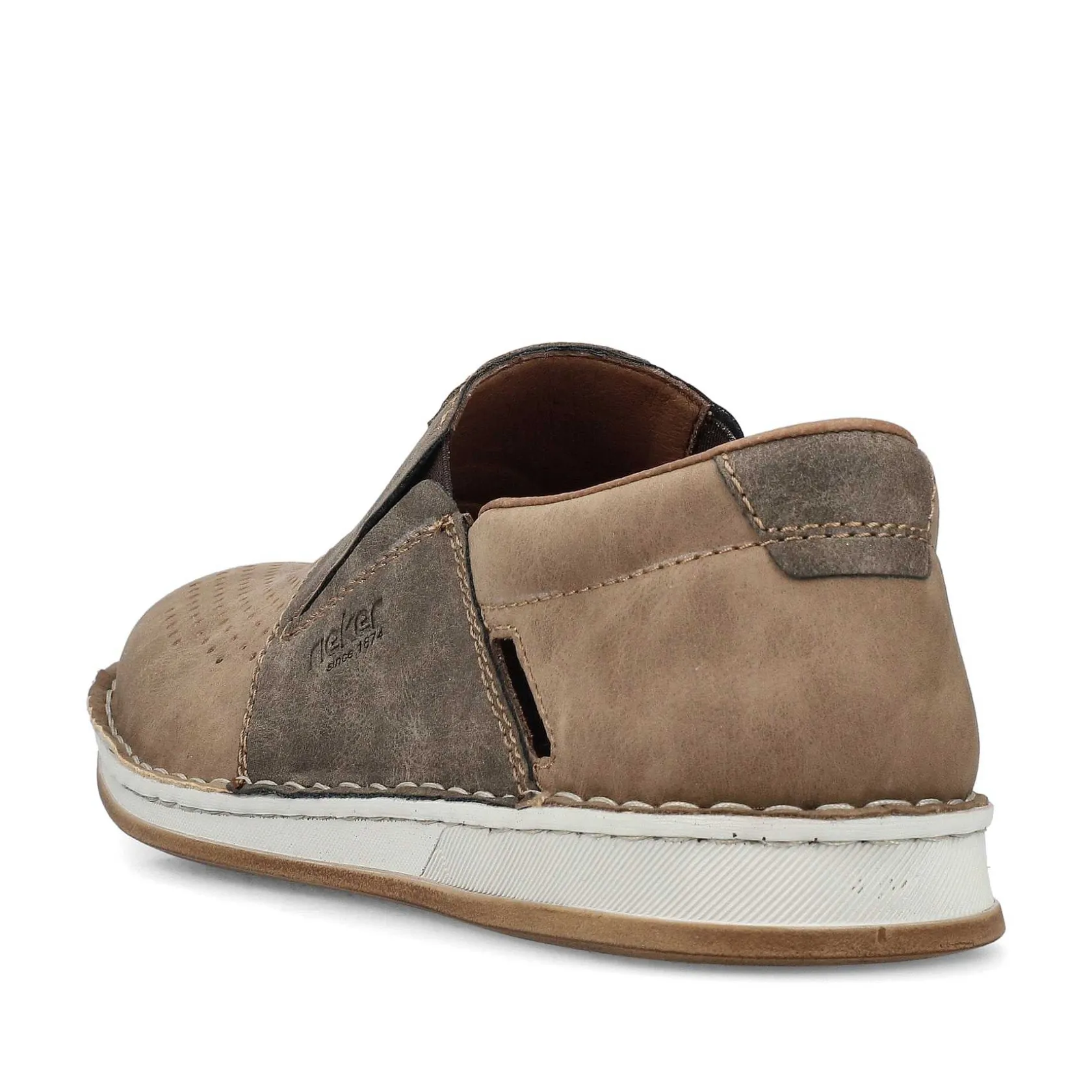 Rieker Low Shoes & Slippers-Men'S Slippers Light Beige-Stone Gray