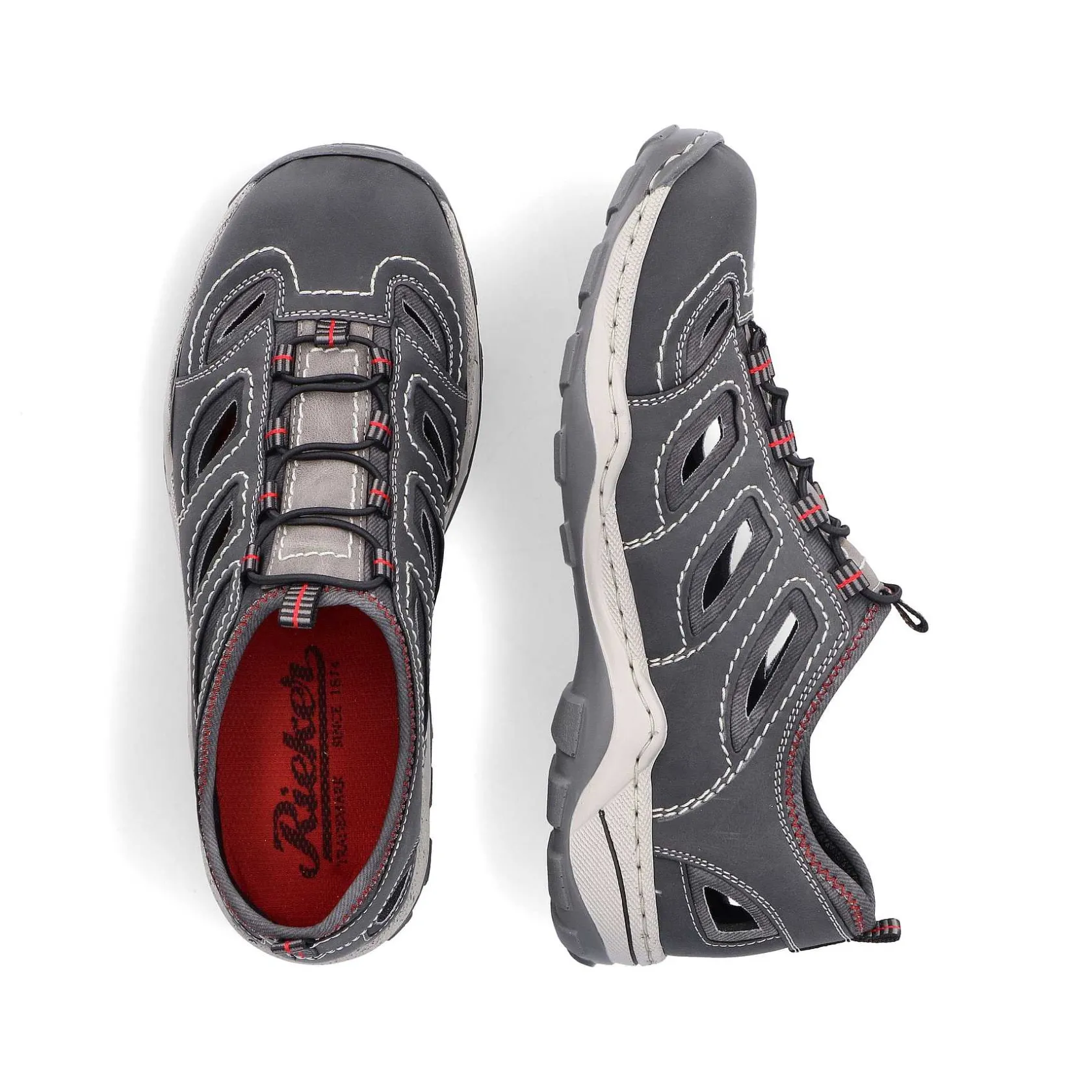 Rieker Low Shoes & Slippers-Men'S Slippers Moon Grey