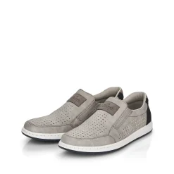 Rieker Summer Shoes-Men'S Slippers Moon Grey