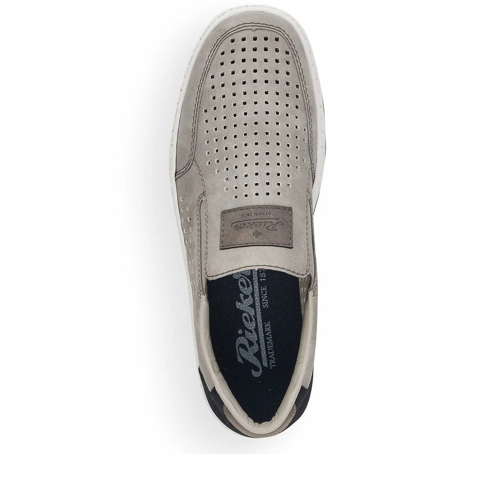 Rieker Summer Shoes-Men'S Slippers Moon Grey