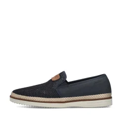 Rieker Summer Shoes-Men'S Slippers Navy Blue