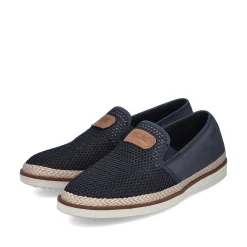 Rieker Summer Shoes-Men'S Slippers Navy Blue
