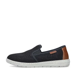 Rieker Summer Shoes-Men'S Slippers Navy Blue