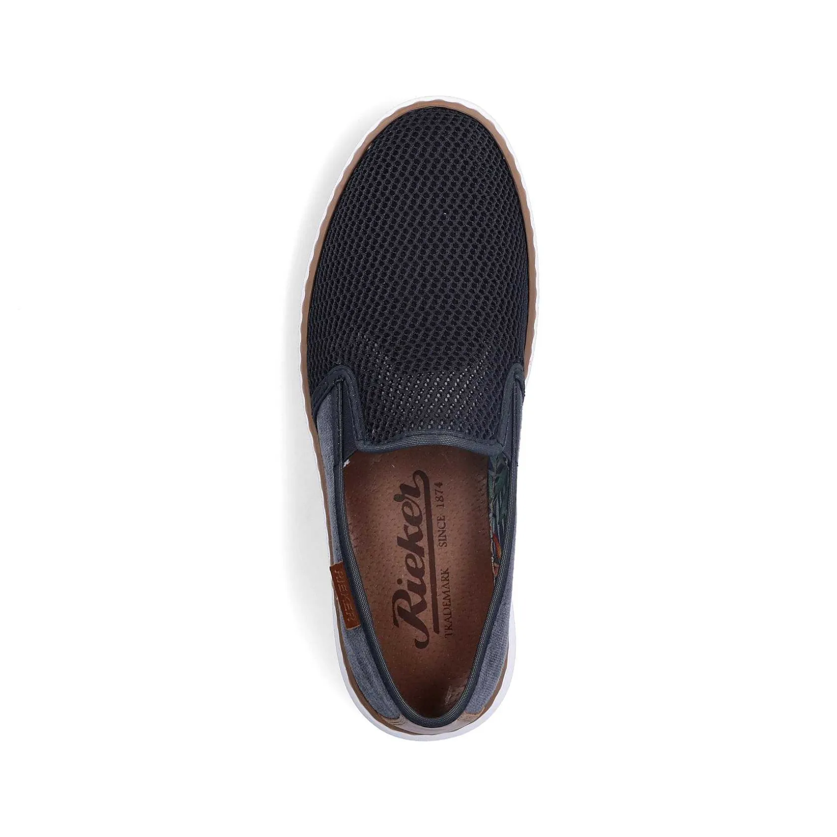 Rieker Summer Shoes-Men'S Slippers Navy Blue