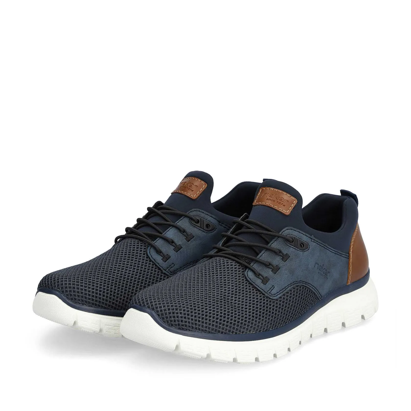 Rieker Sporty Styles-Men'S Slippers Navy Blue