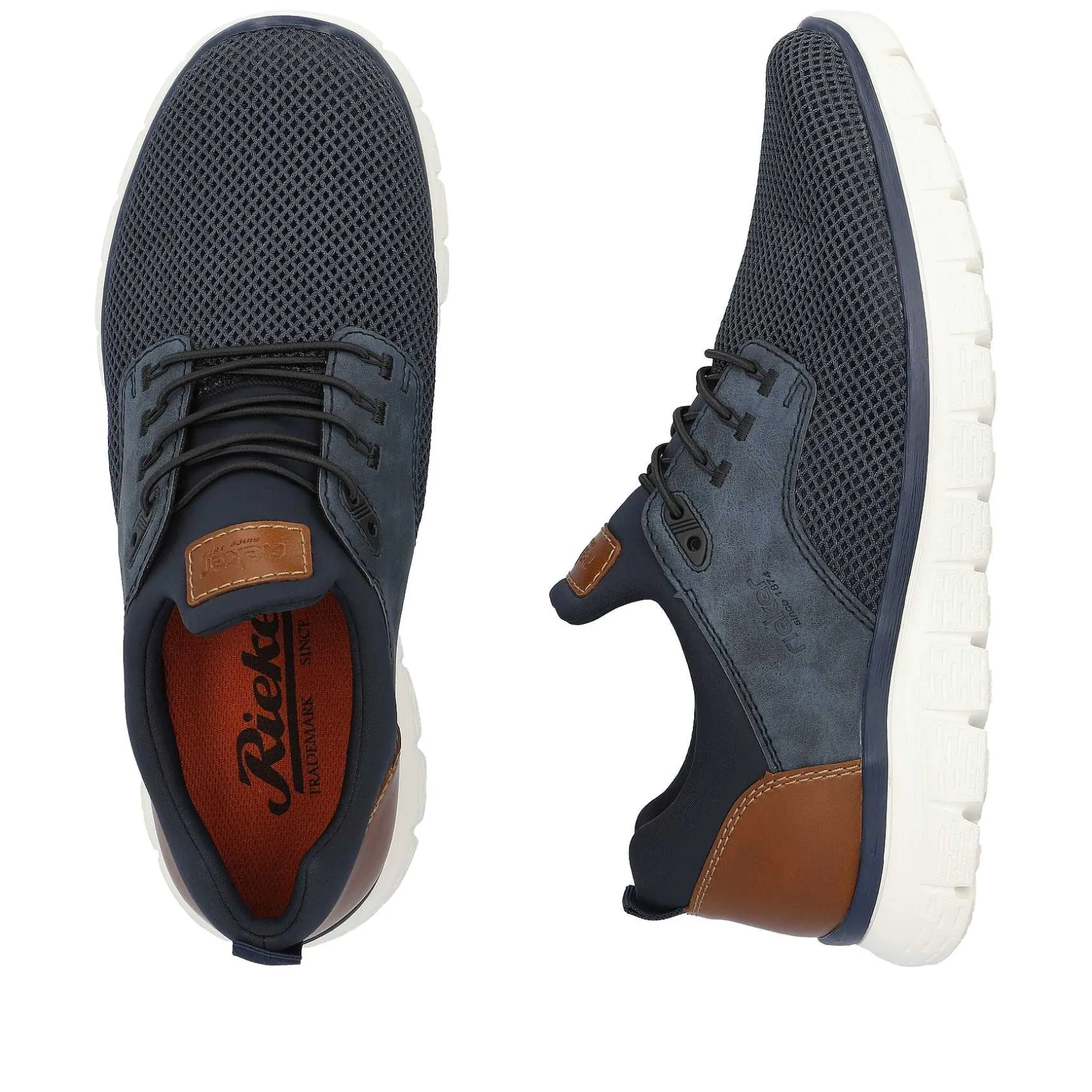 Rieker Sporty Styles-Men'S Slippers Navy Blue